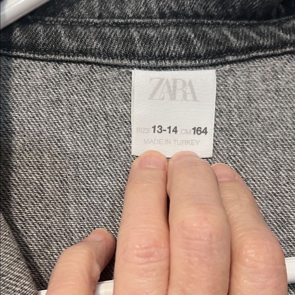 Zara Gray Jean Jacket - Picture 2 of 6
